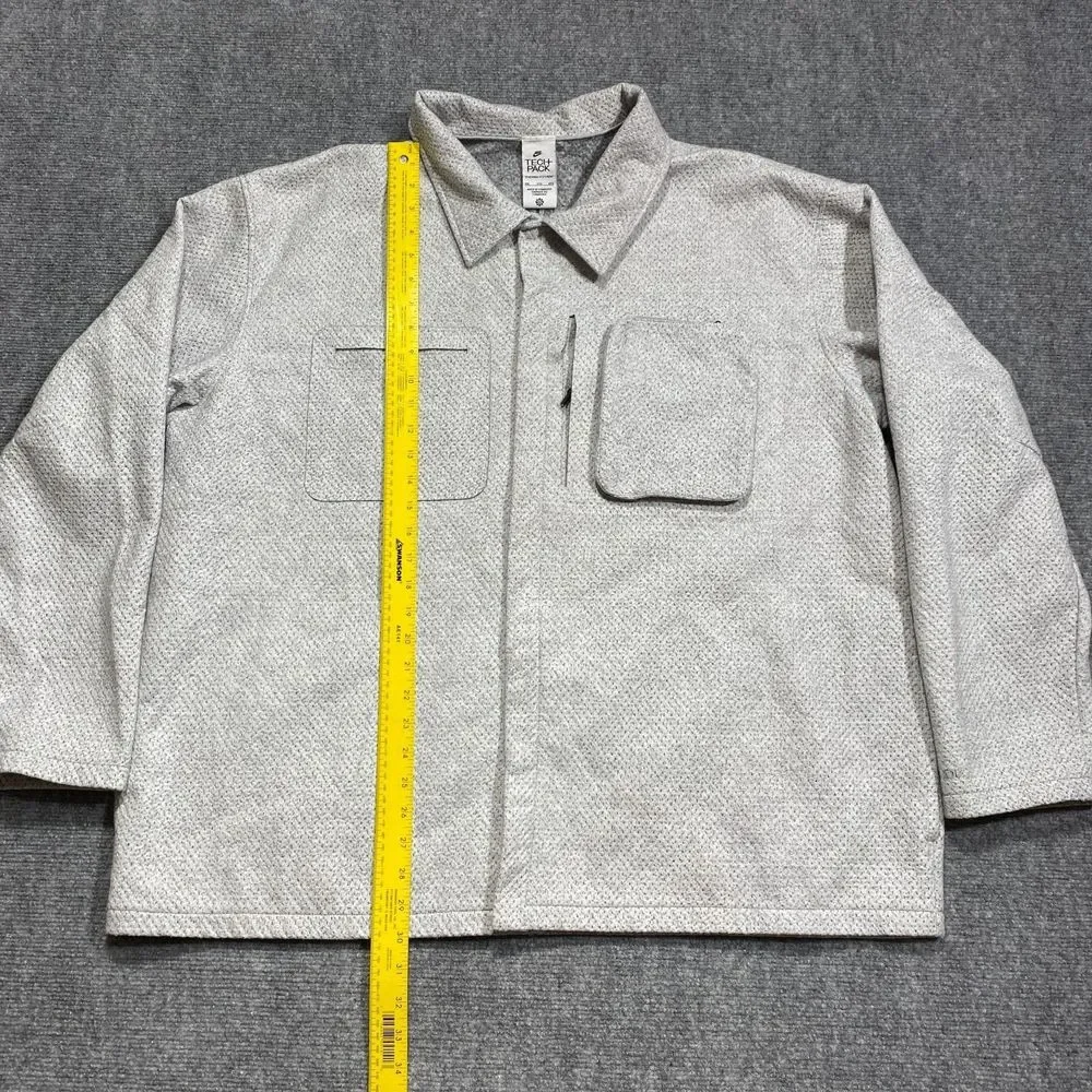 Nike Jacket Mens 2XL Gray Forward Workwear Tech Pack Therma Fit Adv Overshirt - Picture 4 of 10